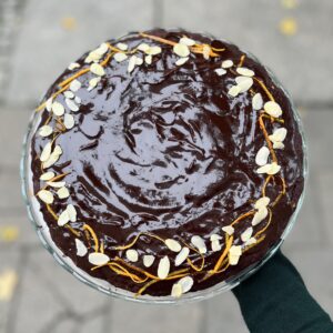 Nasze brownie z czekoladą z karmelem (bezmączne)